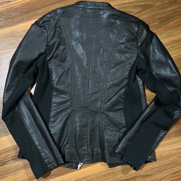 Faux Leather Biker Jacket - Picture 5 of 6